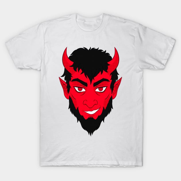 Red Devil (dots) T-Shirt by urabadcatman